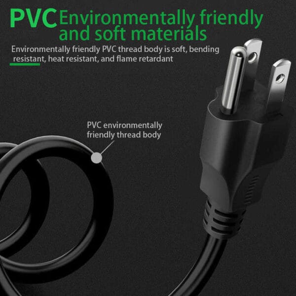Iec320 Standard American C13 Plug To Nema 5-15p Plug Power Cord 3 Pin Prong Universal UK EU AU US Power Cable Extension Cord - Image 6